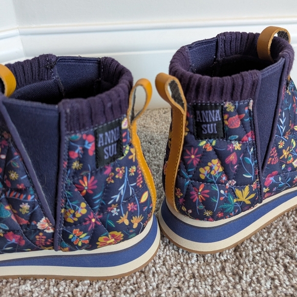 Teva x Anna Sui Floral Ember Quilted Slip On Shoe sz 7 - Picture 5 of 9